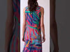 Ivko Wrap Dress Tropical Motif