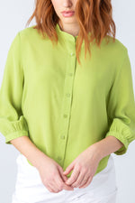 Ivko Solid Shirt Green Wash