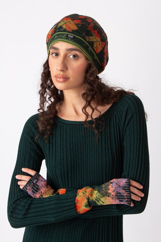 Wrist Warmers, Camouflage Pattern Anthracite