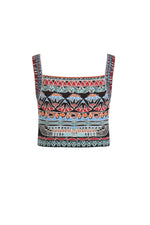 Jacquard Top, Papyrus Motif
