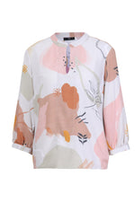 Ivko Blouse, Graphics Print Nougat Wash