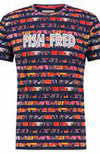 AFNF T-Shirt Floral Navy - Three Bears  #threebearsperth