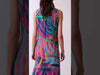 Ivko Wrap Dress Tropical Motif
