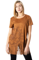 Desigual Floral Top with Fringe - Three Bears  #threebearsperth