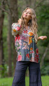 Cienna Designs Tiger Lily Silk Blend Shirt
